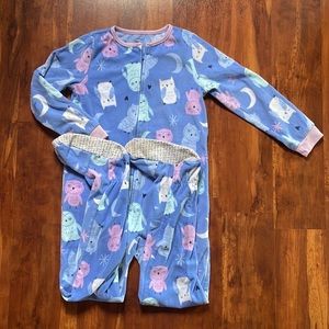 Carter’s Size 7 Fleece One-Piece Pajamas